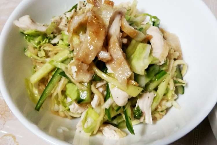 キャベツ キュウリと鶏胸肉のドレ和え レシピ 作り方 By ティグス クックパッド 簡単おいしいみんなのレシピが357万品