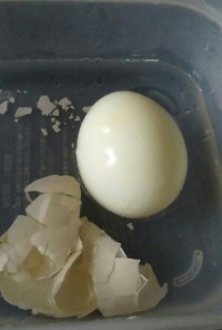 卵を早くむくやり方
