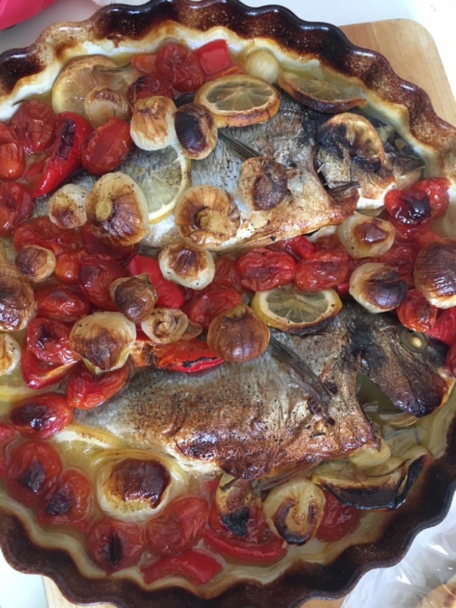 簡単フランス料理 鯛のグリルロワール風の画像