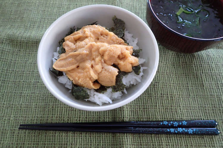 生うに丼 レシピ 作り方 By あおもりの肴 クックパッド 簡単おいしいみんなのレシピが352万品