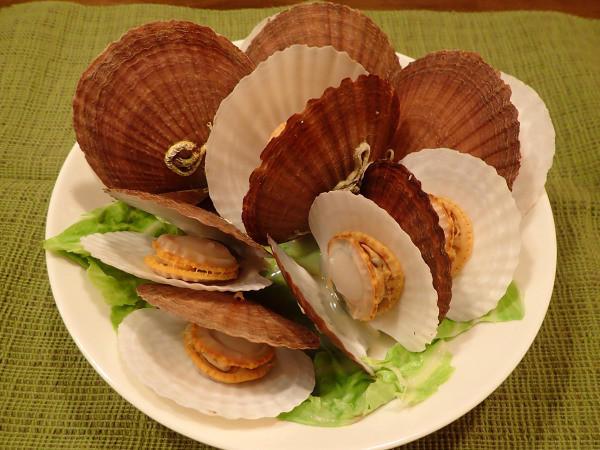ホタテ稚貝とキャベツの蒸し煮の画像
