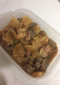 豚バラと大根、こんにゃくのどて煮