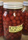 ユスラウメのシロップ漬け