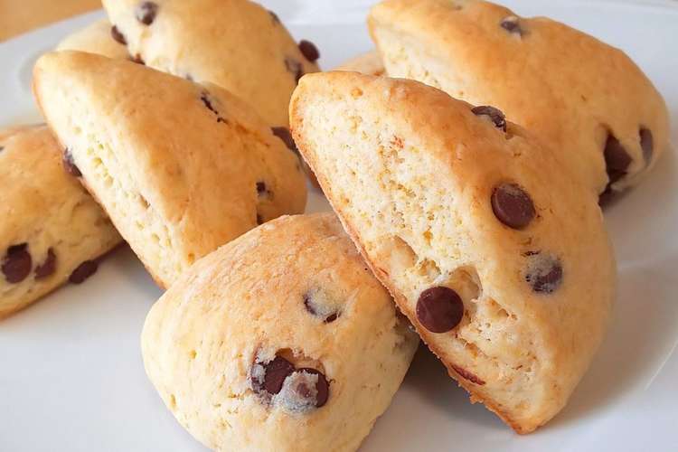 サクサク チョコチップ スコーン レシピ 作り方 By あとぅ クックパッド 簡単おいしいみんなのレシピが352万品
