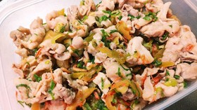 おかずにお弁当に♡豚肉とザーサイの炒め物