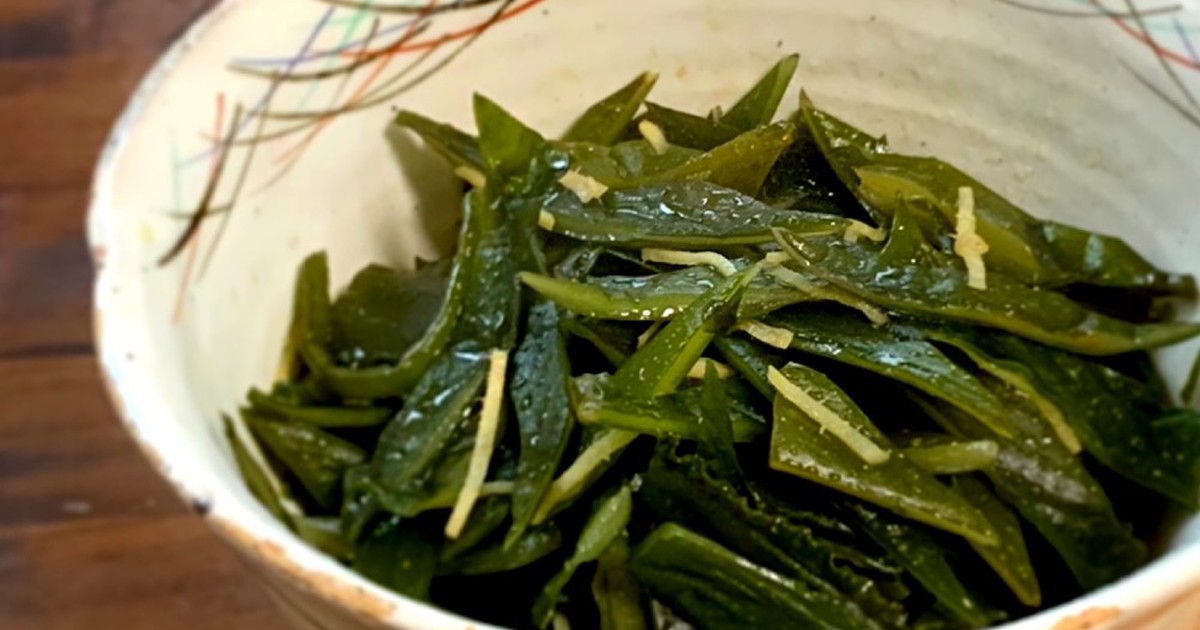 茎わかめと生姜の油炒め by オイルソムリエヒロミ 【クックパッド】 簡単おいしいみんなのレシピが338万品