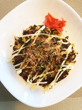 低糖質♡木綿豆腐でお好み焼き