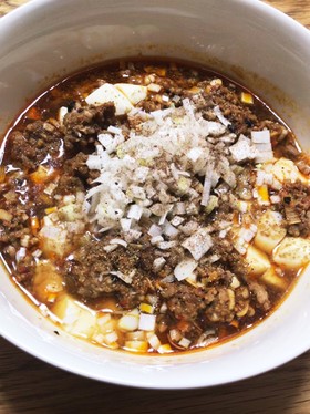 電子レンジで本格的な麻婆豆腐