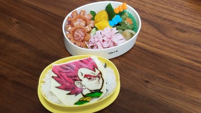 キャラ弁　弁当おかず　ベジータの写真