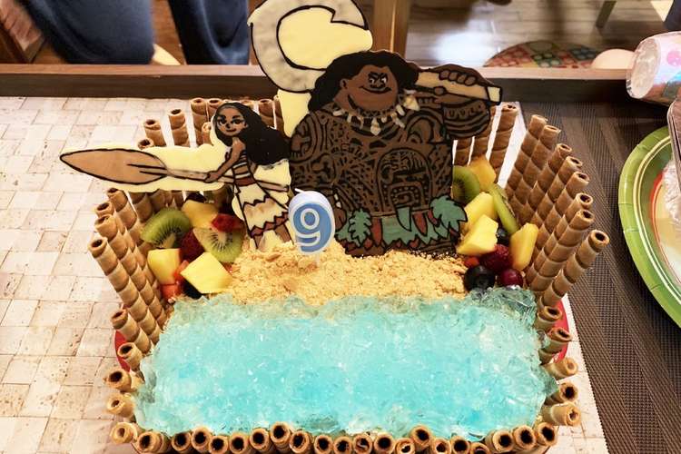 モアナのケーキ レシピ 作り方 By プクプクみゆさん クックパッド