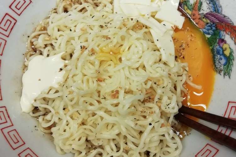 サッポロ一番味噌アレンジ油そば レシピ 作り方 By 油マン クックパッド 簡単おいしいみんなのレシピが360万品