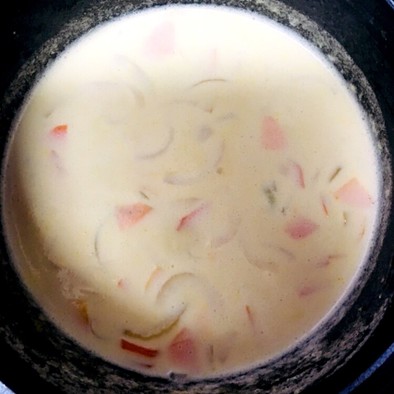 ダイエットに◎超簡単豆乳スープの写真