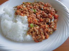 納豆キーマカレー