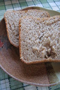 天然酵母　メイプル風味のふすま食パン