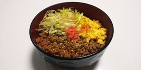 10分で完成♪簡単旨い!三色そぼろ丼