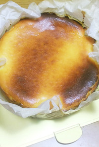 濃厚❣簡単スペインバスク風チーズケーキ♡