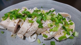 鳥むね肉の、塩チャーシュー