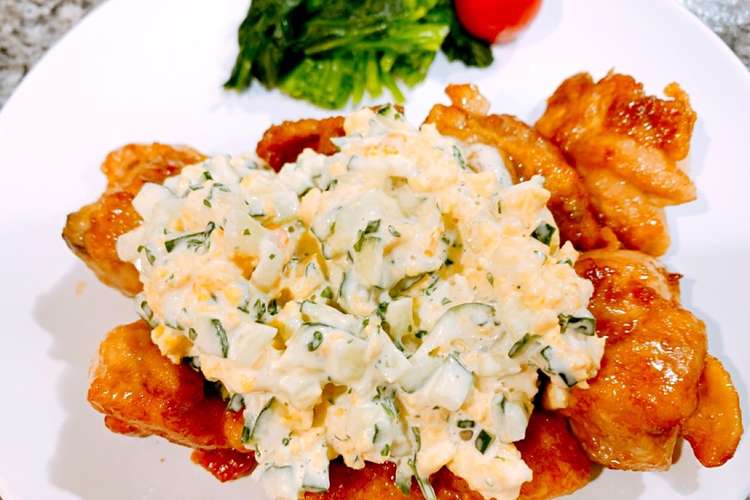 揚げないチキン南蛮レンジでタルタルソース レシピ 作り方 By ラード0721 クックパッド 簡単おいしいみんなのレシピが360万品