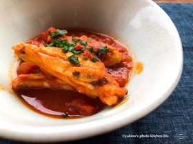 手羽中のトマト煮込み