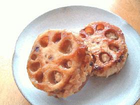 レンコンのはさみ焼き