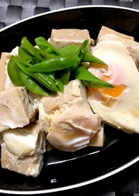 高野豆腐と玉子の煮物
