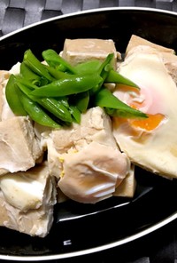 高野豆腐と玉子の煮物