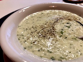 小松菜の豆腐ポタージュ