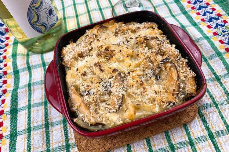 しいたけとじゃがいものサワークリーム焼き レシピ 作り方 By Shiitakejp クックパッド 簡単おいしいみんなのレシピが357万品
