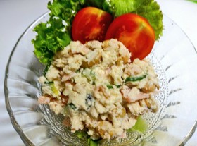 おからと豆のサラダ