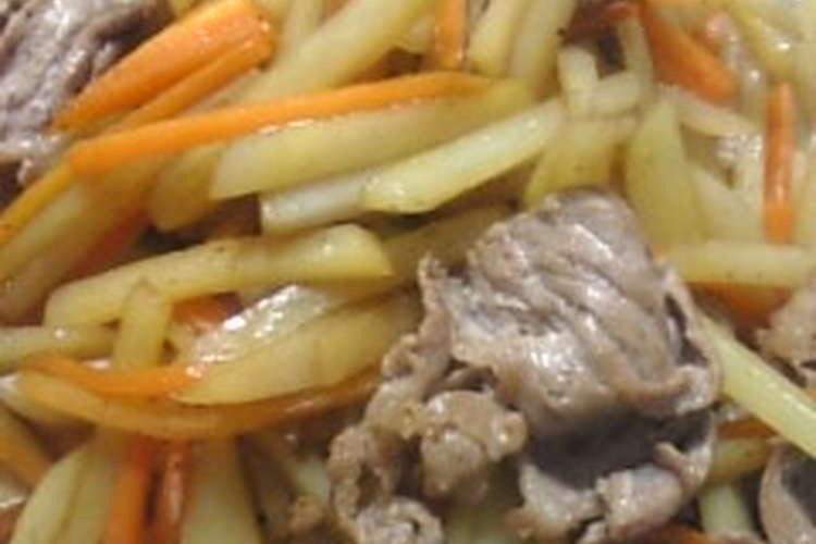 じゃがいもとにんじんのごま油炒め レシピ 作り方 By Kisa518 クックパッド 簡単おいしいみんなのレシピが375万品