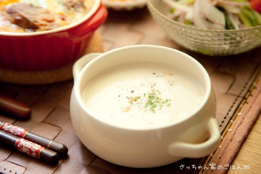 真っ白ぶなピーの⁂クリームスープの画像