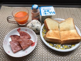 【朝ごはん】女子小学生☆陸上娘のご飯