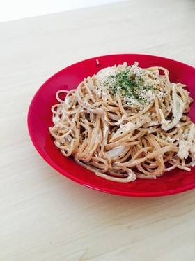 全粒粉パスタで☆ツナクリームパスタ