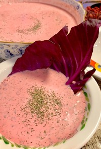 夏チャージ☆リトアニアの冷製ピンクスープ