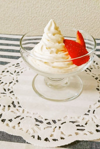 [低糖質] 手作り豆乳ソフトクリーム