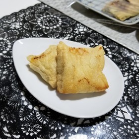 パリパリ!アスパラベーコン茶巾グラタン