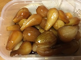 ラッキョウの甘辛煮