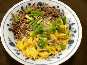 簡単 そぼろ丼
