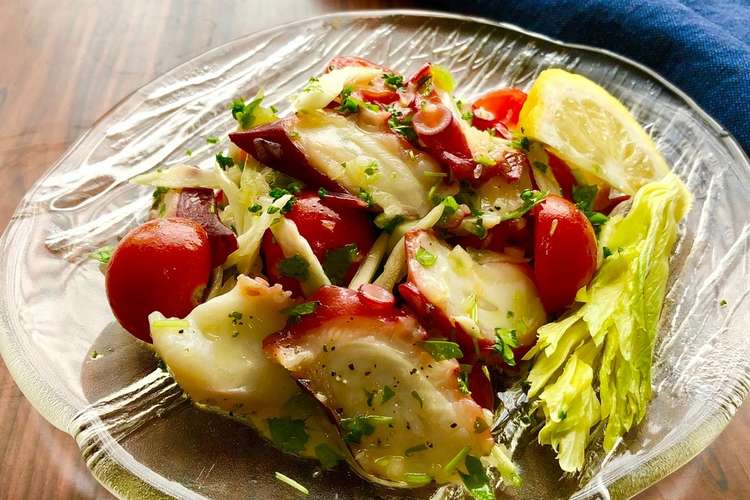 タコ トマトのイタリアンサラダ レシピ 作り方 By お料理ニャロメ クックパッド 簡単おいしいみんなのレシピが360万品