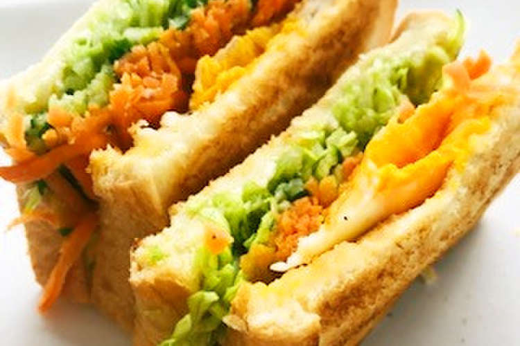 カフェ風 ボリュームサンドイッチ レシピ 作り方 By 野菜村ドレッシング クックパッド 簡単おいしいみんなのレシピが352万品