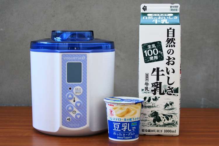 豆乳ヨーグルトと牛乳で簡単ヨーグルト作り レシピ 作り方 By タニカ電器 クックパッド