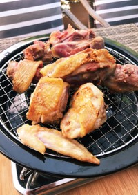 熊野地鶏の塩焼き