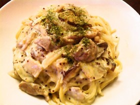 簡単!大人のマスタード・クリームパスタ