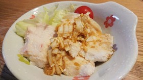 茹で鶏でよだれ鶏♪