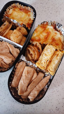 肉好き男子お弁当65