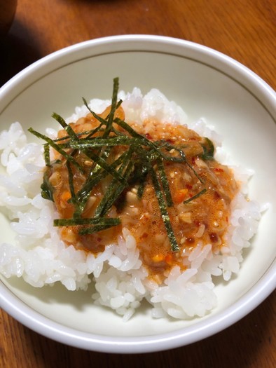納豆キムチ丼の写真
