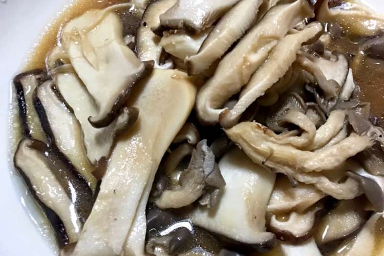 電子レンジでキノコのポン酢バターの煮浸し レシピ 作り方 By ラジオネームひろ クックパッド 簡単おいしいみんなのレシピが360万品