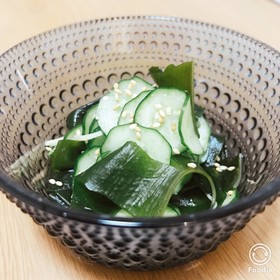 ♡きゅうりとわかめの酢の物♡