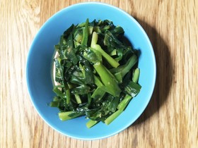 電子レンジで小ねぎの酢味噌和え