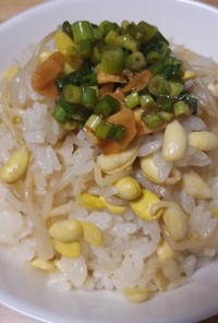 【韓国料理】豆もやしご飯